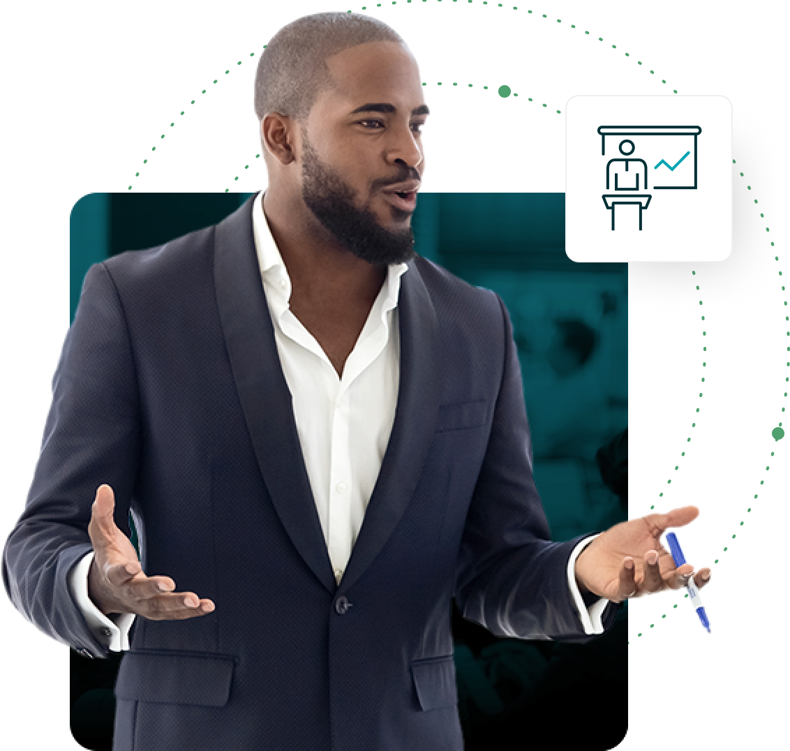 Instructor in a dealership training session